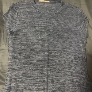 Blue knit short dress